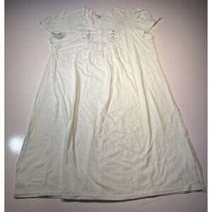 Vintage Miss Elaine Woman’s Nightgown Dress Mint In Color Size Large